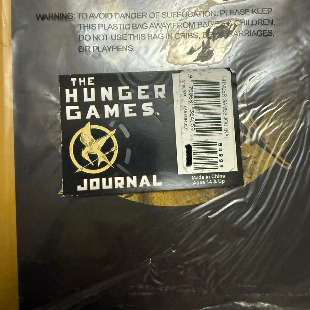 NECA Hunger Games Notebook Mockingjay Logo Scholastic Pre-Movies 2008 Vintage‎